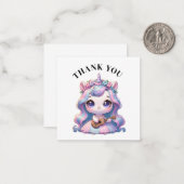 Vielen Dank, Unicorn Card Mitteilungskarte (Vorderseite/Rückseite Beispiel)