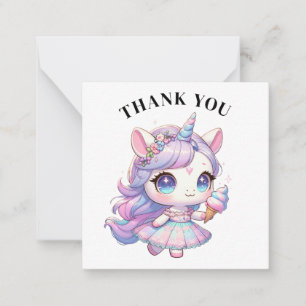 Vielen Dank, Unicorn Card Mitteilungskarte