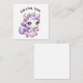 Vielen Dank, Unicorn Card Mitteilungskarte (Vorne/Hinten)