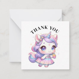 Vielen Dank, Unicorn Card Mitteilungskarte