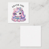 Vielen Dank, Unicorn Card Mitteilungskarte (Vorne/Hinten)