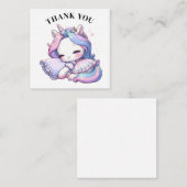 Vielen Dank, Unicorn Card Mitteilungskarte (Vorne/Hinten)
