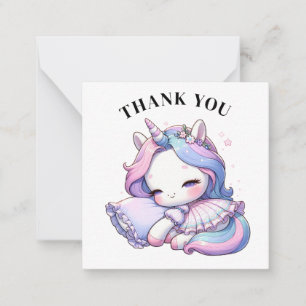 Vielen Dank, Unicorn Card Mitteilungskarte