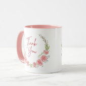 Vielen Dank unter den Blume | Kaffeetassen | (Vorderseite Links)