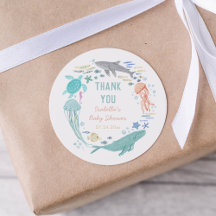 Vielen Dank unter der Sea Baby Dusche