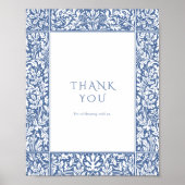 Vielen Dank Unterschrift Gäste Viktorianisch Vinta Poster (Vorne)