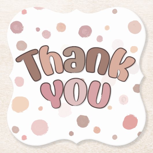 Vielen Dank Untersetzer (Vorderseite)