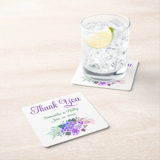 Vielen Dank Untersetzer Gastgeschenk Hochzeit (Vor Ort)