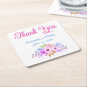 Vielen Dank Untersetzer Gastgeschenk Hochzeit (angewinkelt)