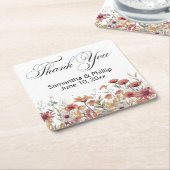 Vielen Dank, Untersetzer Gastgeschenke Hochzeiten (angewinkelt)