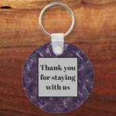 Vielen Dank Vacation House Rental Guest Keys Schlüsselanhänger (Vorderseite)