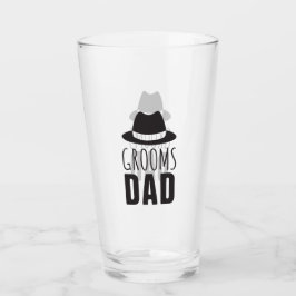 Vielen Dank, Vater des Groom Vater Brautparty Glas