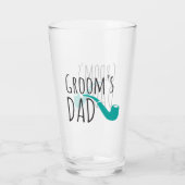 Vielen Dank Vater Vater der Groom Fun Moderne Pipe Glas (Rückseite)