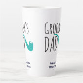 Vielen Dank Vater Vater der Groom Fun Moderne Pipe Milchtasse (Vorderseite)