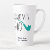 Vielen Dank Vater Vater der Groom Fun Moderne Pipe Milchtasse (Rechts)