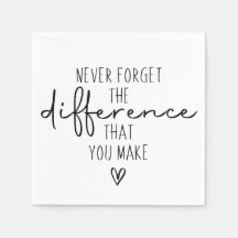 Vielen Dank, vergessen Sie nie den Unterschied, de