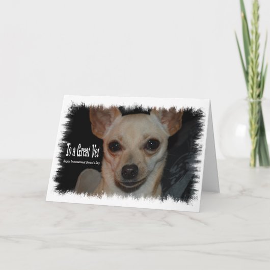 Vielen Dank Vet Card Dankeskarte (Vorderseite)