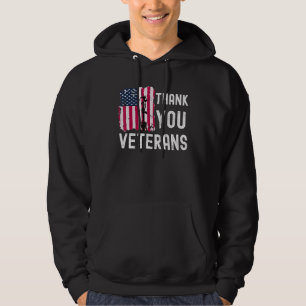 Vielen Dank Veteranen Celebrate Grunge American Fl Hoodie