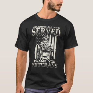 Vielen Dank Veteranen, die alle geehrt haben T-Shirt