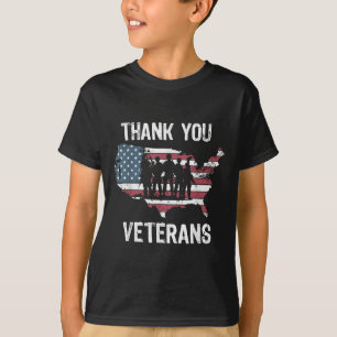 Vielen Dank Veteranen Soldier Memorial Day Sprichw T-Shirt