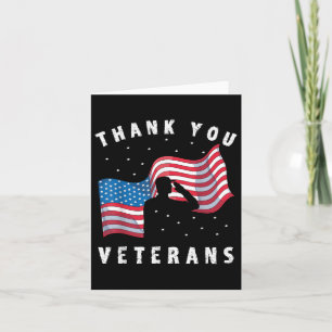 Vielen Dank Veteranen Soldier Us Flag America Memo Karte