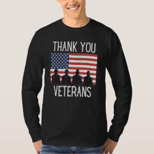 Vielen Dank Veterans Combat Boots Veteran Day Amer T-Shirt