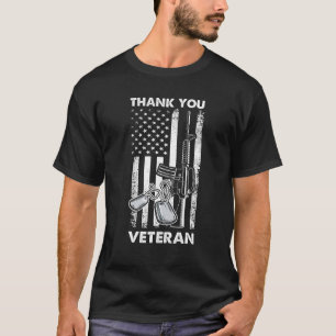 Vielen Dank Veterans Combat Boots Veteran Day T-Shirt
