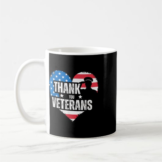 Vielen Dank Veterans Day Memorial Day Partiotic Mi Kaffeetasse (Links)