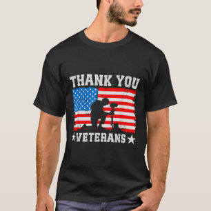 Vielen Dank Veterans Day Memorial Day Patriotic Mi T-Shirt