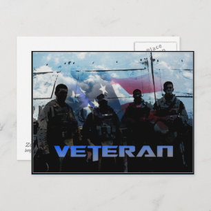 Vielen Dank Veterans Day Postcard Postkarte