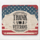 Vielen Dank Veterans Mouse Pad Mousepad (Vorne)