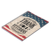 Vielen Dank Veterans Notebook Notizblock (Linke Seite)