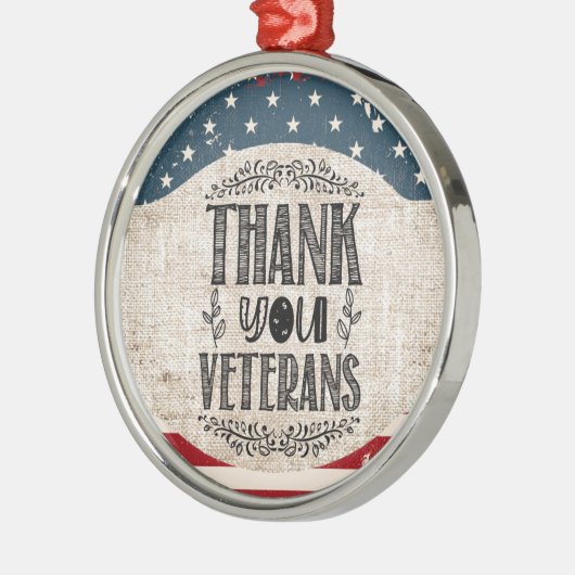 Vielen Dank Veterans Ornament (Links)