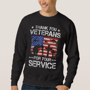 Vielen Dank Veterans Poppy Blume Combat Boots Vete Sweatshirt