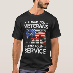 Vielen Dank Veterans Poppy Blume Combat Boots Vete T-Shirt