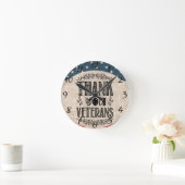 Vielen Dank Veterans Wall Clock Runde Wanduhr (Zuhause)