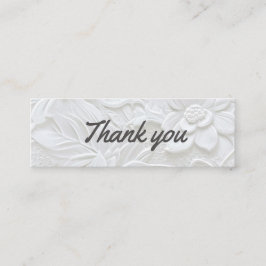 Vielen Dank/Vielen Dank für Ihre Unterstützung Mini Visitenkarte