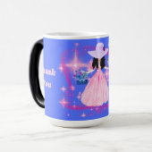 Vielen Dank, Viktorianisch Lady Coffee Tasse (Vorderseite Links)