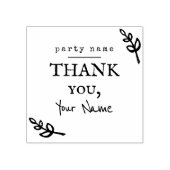 Vielen Dank Vintage Not Handschrift rustikal Gummistempel (Prägung)