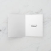 Vielen Dank Vintage Schreibmaschine Dankeskarte (Innenseite)