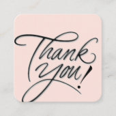 Vielen Dank, Visitenkarte (Vorderseite)