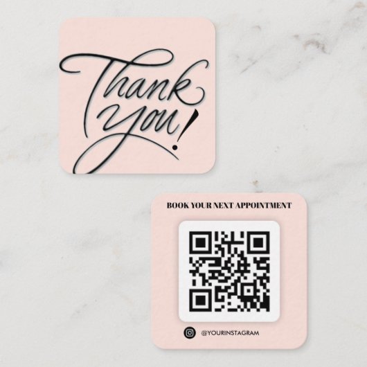 Vielen Dank, Visitenkarte (Vorne/Hinten)