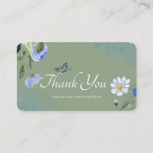 Vielen Dank Visitenkarte (Rückseite)