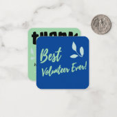 Vielen Dank, Volunteer Note Card: Mitteilungskarte (Vorderseite/Rückseite Beispiel)