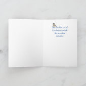 Vielen Dank, Volunteer Watercolor Chickadequote Dankeskarte (Innenseite)