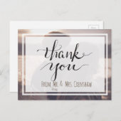 Vielen Dank vom neuen Herrn und Frau Abgeordneten. Postkarte (Vorne/Hinten)