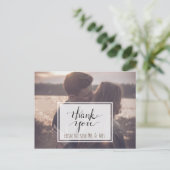 Vielen Dank vom neuen Herrn und Frau Abgeordneten. Postkarte (Stehend Vorderseite)