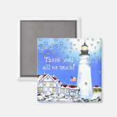 "Vielen Dank!" von Brigid O'Neill Hovey Magnet (Vorderseite/Rückseite)