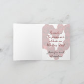 Vielen Dank von der Braut und Bräuche (Custom Orde Dankeskarte (Innenseite)