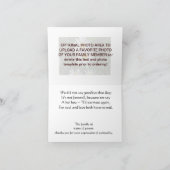 Vielen Dank von der Familie der Beach Shoes Dankeskarte (Innenseite)